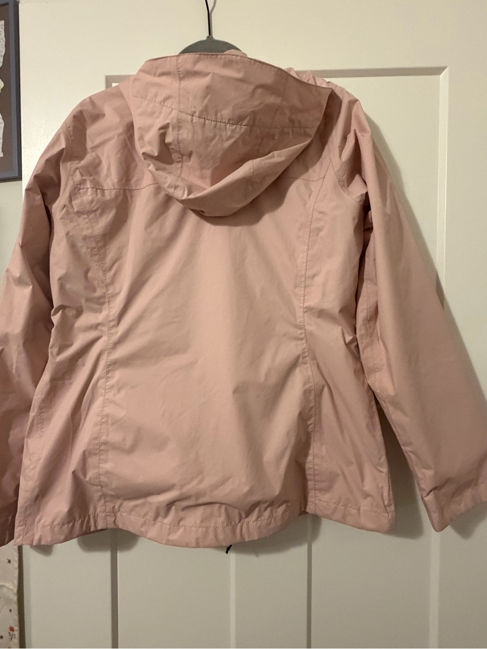Columbia Women's Arcadia II Pale Pink Hooded Rain Jacket - Picture 8 of 8